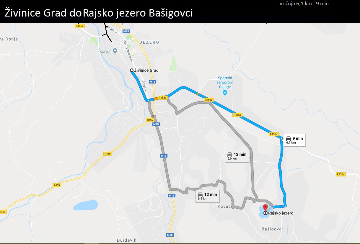 Mapa — Bašigovci